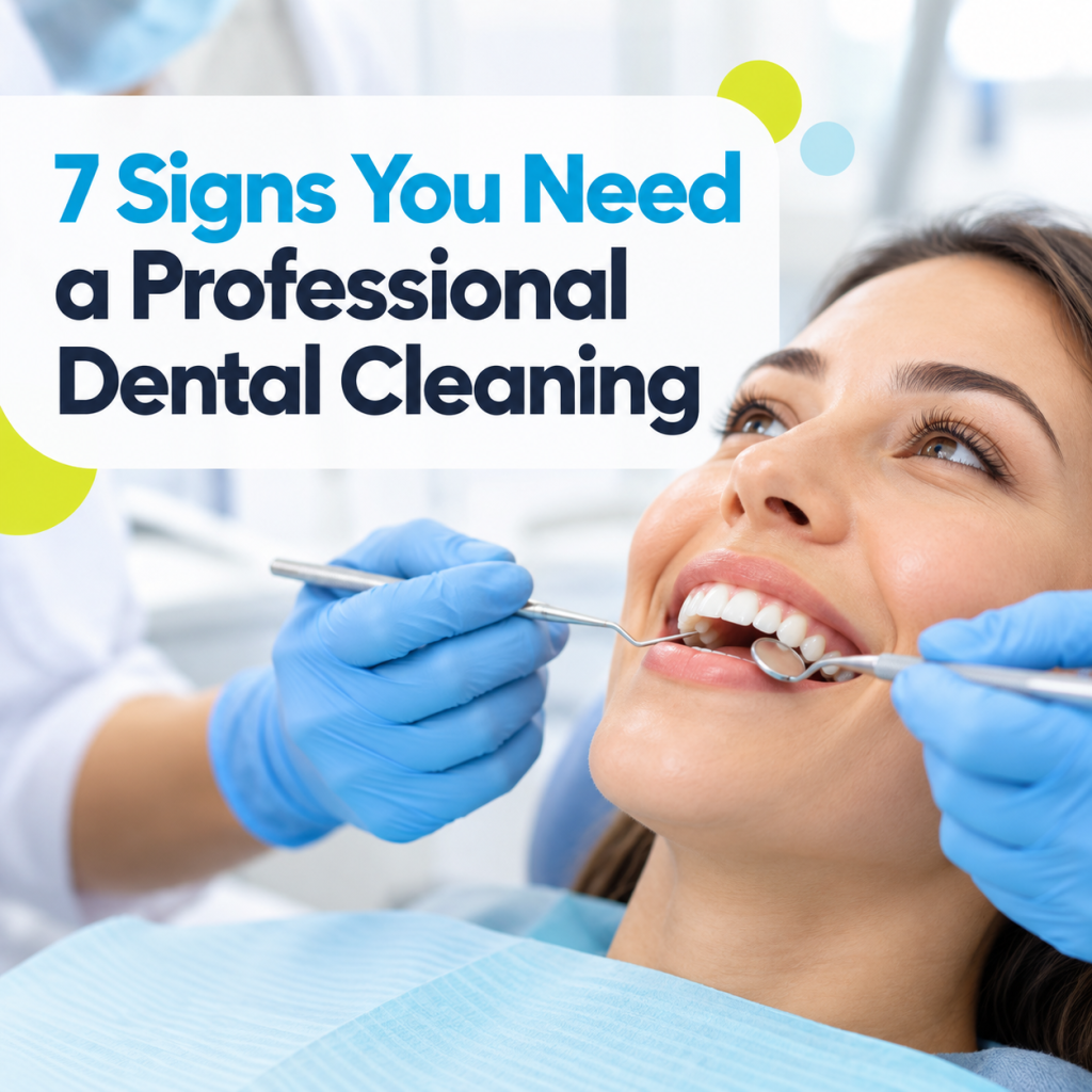 7 Signs You Need a Professional Dental Cleaning